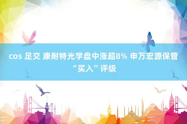 cos 足交 康耐特光学盘中涨超8% 申万宏源保管“买入”评级